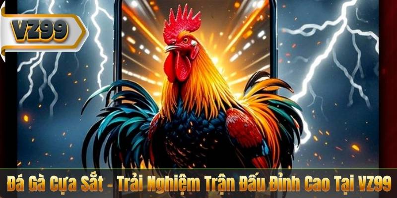 Đá Gà Cựa Sắt – Trải Nghiệm Trận Đấu Đỉnh Cao Tại VZ99